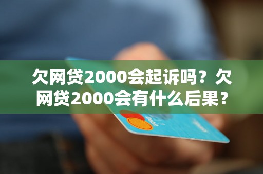 欠网贷2000会起诉吗？欠网贷2000会有什么后果？