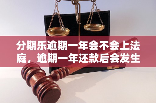 分期乐逾期一年会不会上法庭，逾期一年还款后会发生什么