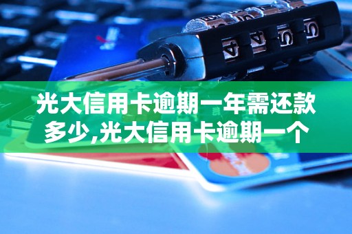 光大信用卡逾期一年需还款多少,光大信用卡逾期一个月利息是多少