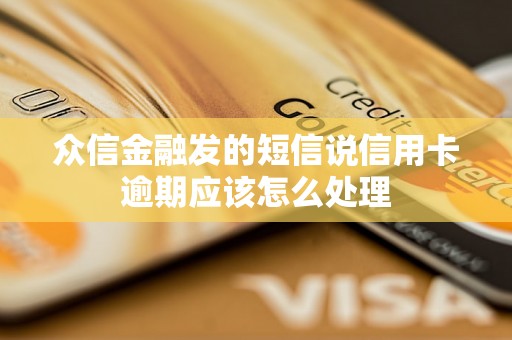 众信金融发的短信说信用卡逾期应该怎么处理