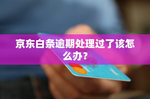 京东白条逾期处理过了该怎么办？