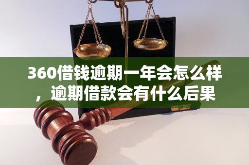 360借钱逾期一年会怎么样，逾期借款会有什么后果