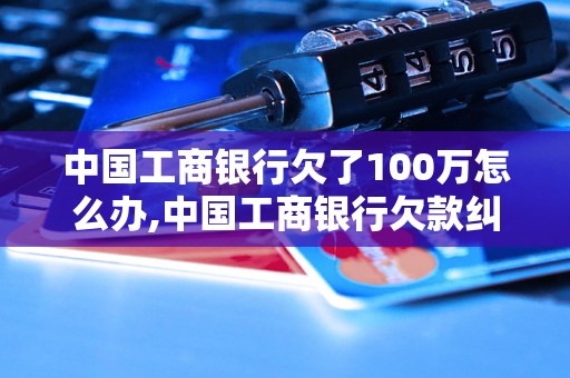 中国工商银行欠了100万怎么办,中国工商银行欠款纠纷解决方法