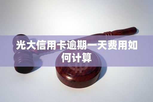 光大信用卡逾期一天费用如何计算