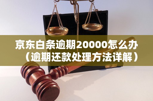 京东白条逾期20000怎么办（逾期还款处理方法详解）