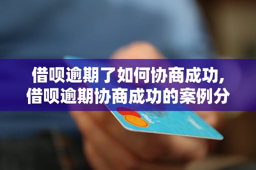 借呗逾期了如何协商成功,借呗逾期协商成功的案例分享