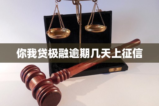 你我贷极融逾期几天上征信