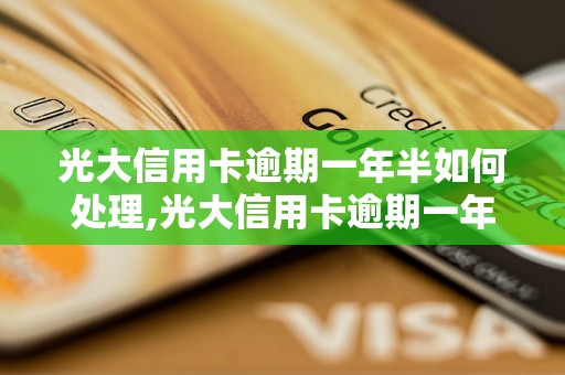 光大信用卡逾期一年半如何处理,光大信用卡逾期一年半会有什么后果