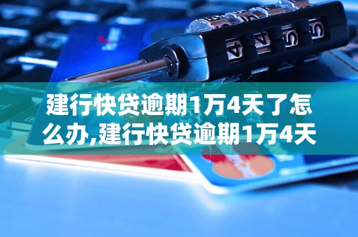 建行快贷逾期1万4天了怎么办,建行快贷逾期1万4天了会有什么后果