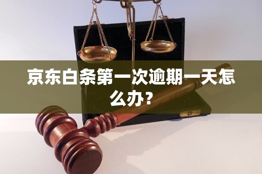 京东白条第一次逾期一天怎么办？