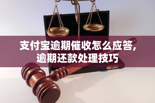 支付宝逾期催收怎么应答,逾期还款处理技巧