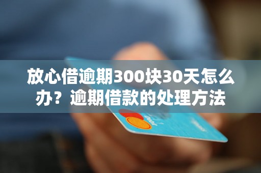 放心借逾期300块30天怎么办？逾期借款的处理方法