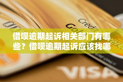 借呗逾期起诉相关部门有哪些？借呗逾期起诉应该找哪些部门处理？