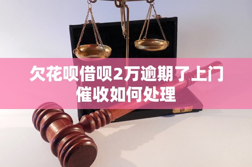 欠花呗借呗2万逾期了上门催收如何处理