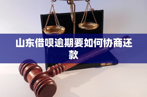 山东借呗逾期要如何协商还款