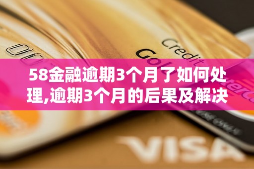 58金融逾期3个月了如何处理,逾期3个月的后果及解决办法