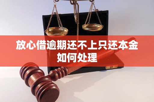 放心借逾期还不上只还本金如何处理