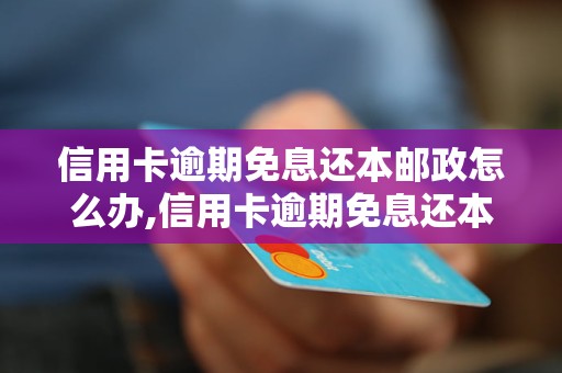 信用卡逾期免息还本邮政怎么办,信用卡逾期免息还本邮政详细操作流程