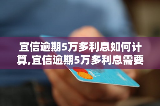 宜信逾期5万多利息如何计算,宜信逾期5万多利息需要支付多少