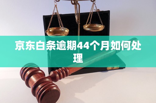 京东白条逾期44个月如何处理