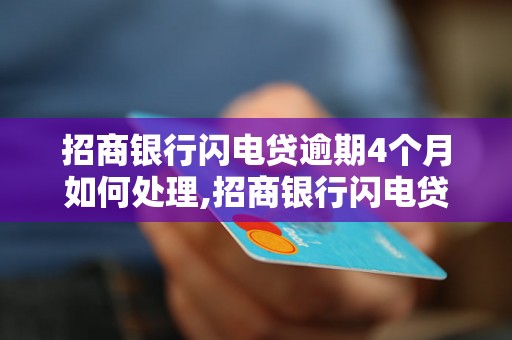 招商银行闪电贷逾期4个月如何处理,招商银行闪电贷逾期4个月后果严重吗