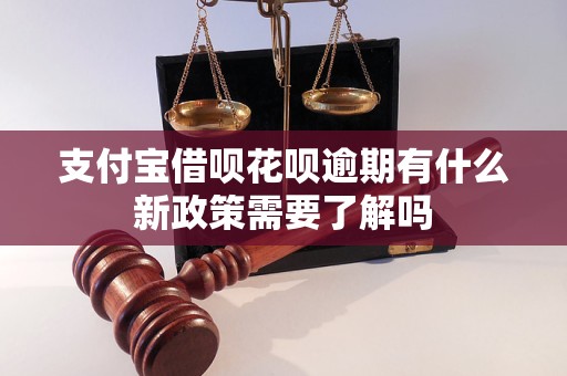 支付宝借呗花呗逾期有什么新政策需要了解吗