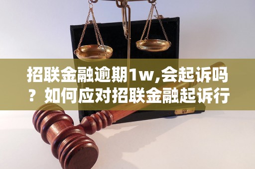 招联金融逾期1w,会起诉吗？如何应对招联金融起诉行动？