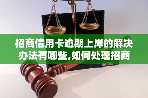 招商信用卡逾期上岸的解决办法有哪些,如何处理招商信用卡逾期问题