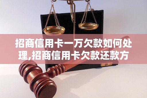 招商信用卡一万欠款如何处理,招商信用卡欠款还款方式