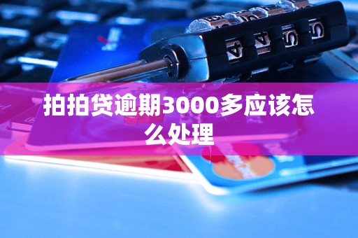 拍拍贷逾期3000多应该怎么处理