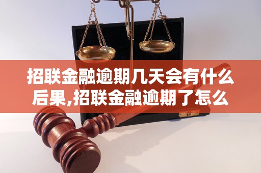 招联金融逾期几天会有什么后果,招联金融逾期了怎么办