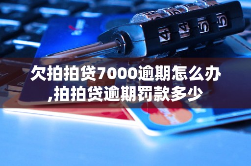 欠拍拍贷7000逾期怎么办,拍拍贷逾期罚款多少