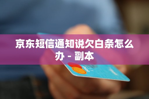 京东短信通知说欠白条怎么办 - 副本