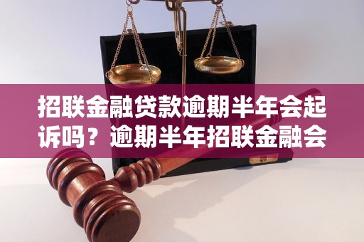 招联金融贷款逾期半年会起诉吗？逾期半年招联金融会采取什么措施？