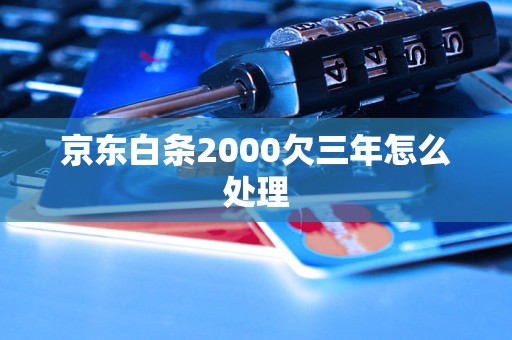 京东白条2000欠三年怎么处理