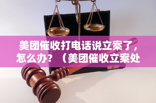 美团催收打电话说立案了，怎么办？（美团催收立案处理方法）