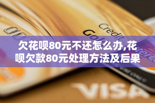 欠花呗80元不还怎么办,花呗欠款80元处理方法及后果