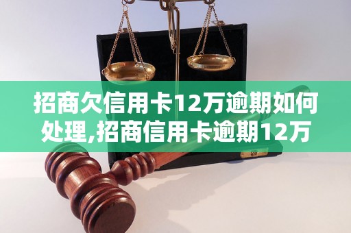 招商欠信用卡12万逾期如何处理,招商信用卡逾期12万怎么办