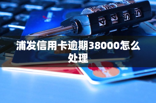 浦发信用卡逾期38000怎么处理