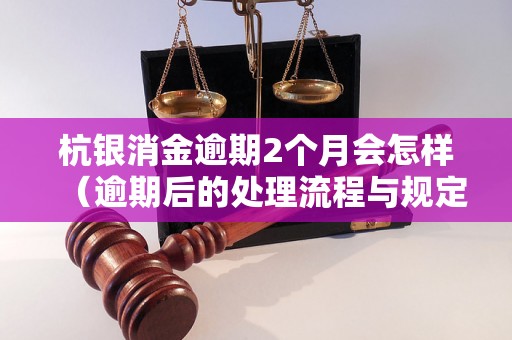 杭银消金逾期2个月会怎样（逾期后的处理流程与规定）