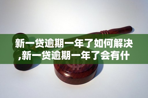 新一贷逾期一年了如何解决,新一贷逾期一年了会有什么后果