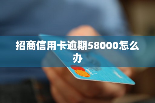 招商信用卡逾期58000怎么办