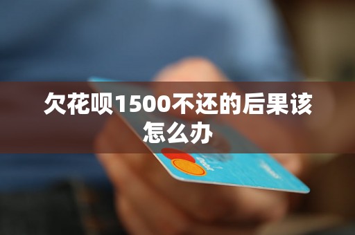 欠花呗1500不还的后果该怎么办