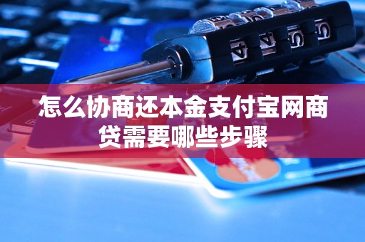 怎么协商还本金支付宝网商贷需要哪些步骤