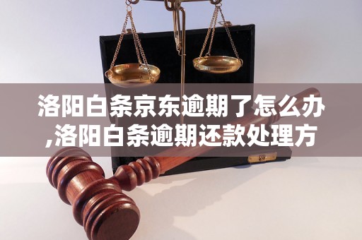 洛阳白条京东逾期了怎么办,洛阳白条逾期还款处理方法