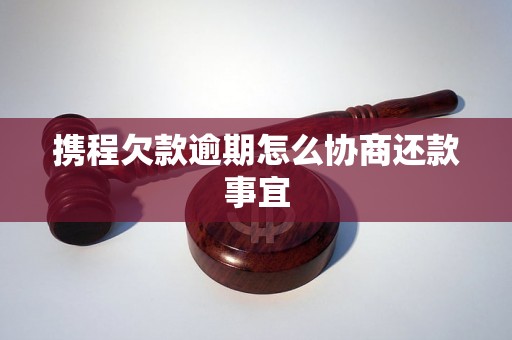 携程欠款逾期怎么协商还款事宜