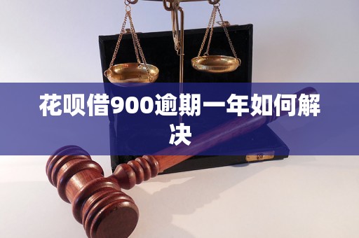 花呗借900逾期一年如何解决