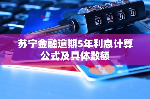 苏宁金融逾期5年利息计算公式及具体数额