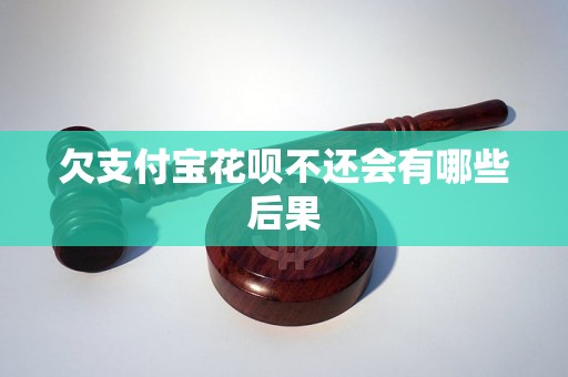 欠支付宝花呗不还会有哪些后果