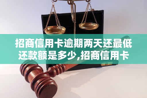 招商信用卡逾期两天还最低还款额是多少,招商信用卡逾期还款要注意什么